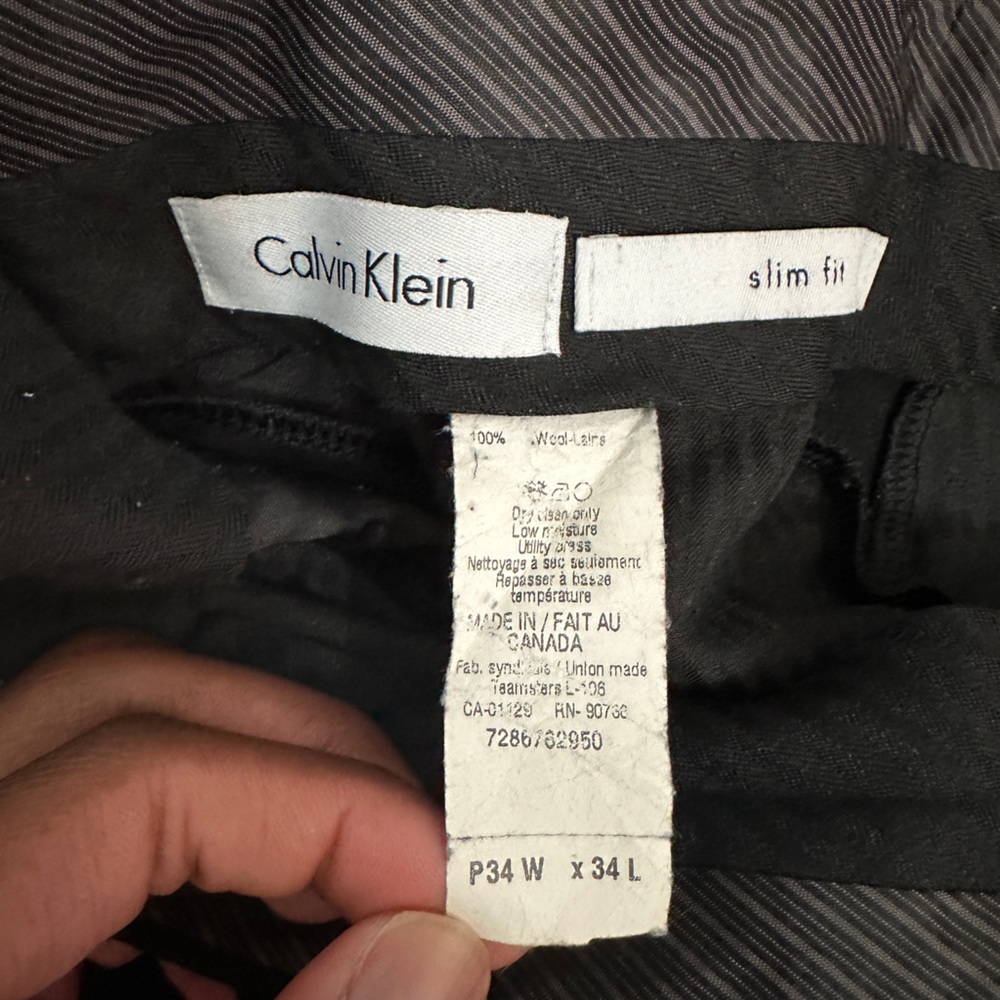 Calvin Klein black dress pants (part of a set)